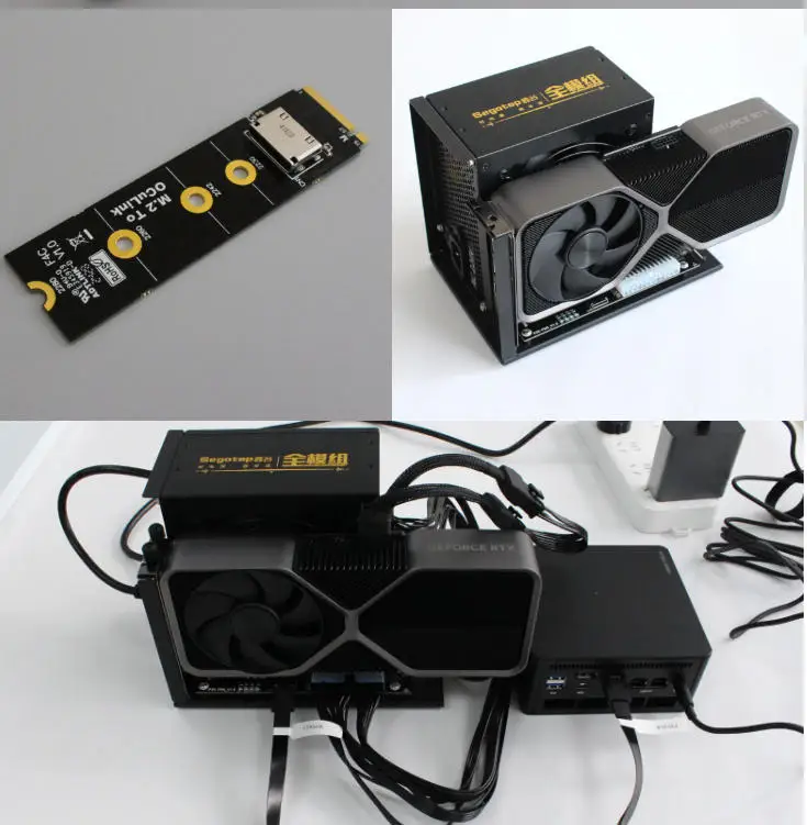 Oculink Egpu Mini Pc - Untuk Kartu Adaptor M.2 NVMe Ke