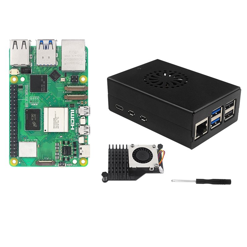 Raspberry Pi 5 8Gb Board - AS95-Untuk Irasptek Starter Kit Untuk Raspberry