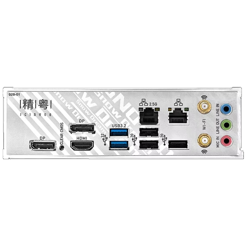 JGINYUE B760i-Snow Dream, moth - Lga1700 Itx Motherboard Ddr5 ulasan dan harga