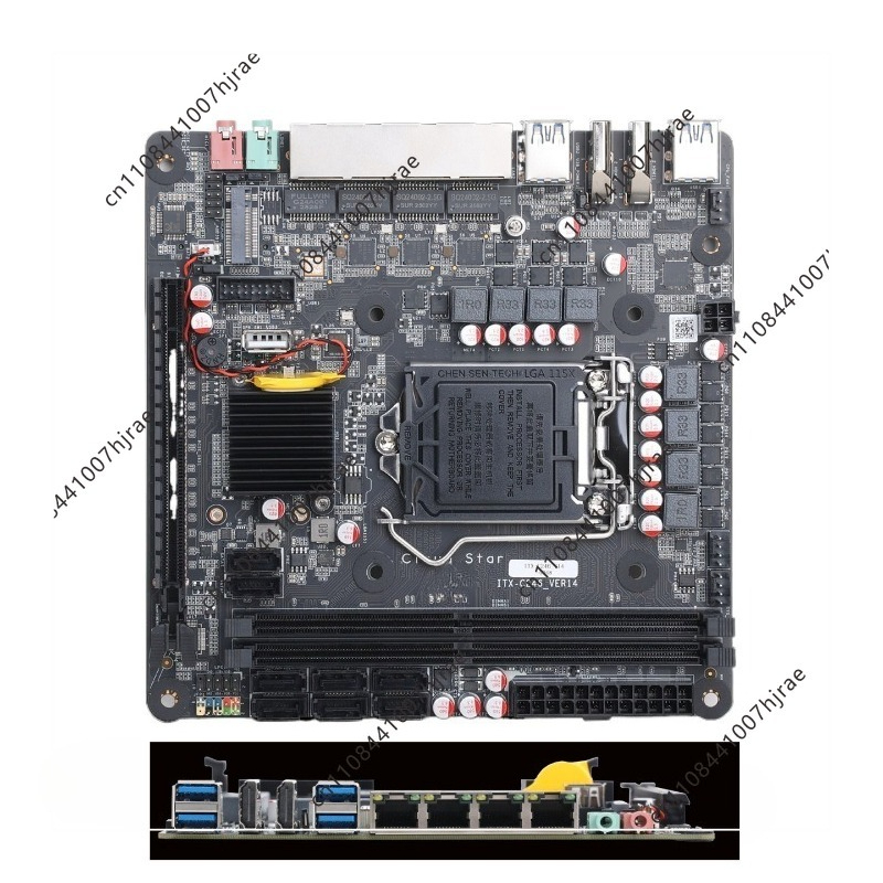 Motherboard Mini ITX C246 NAS  - Nas Motherboard 8 Sata Mini Itx ulasan dan harga