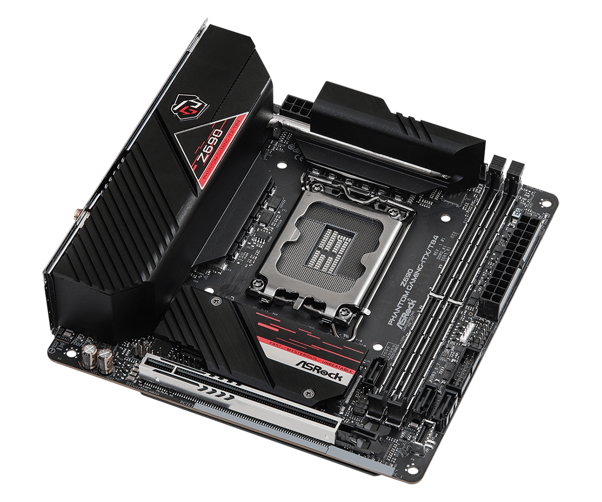 Papan Induk ASROCK Z690 PHANTO - Lga1700 Itx Motherboard Ddr5 ulasan dan harga